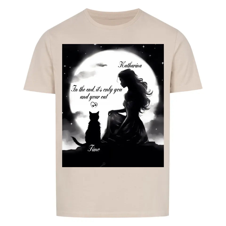 Mondlicht Mädchen - Premium T-Shirt - Unisex