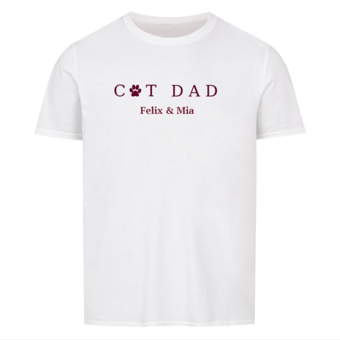 Cat Dad - Premium T-Shirt - Unisex - (personalized)