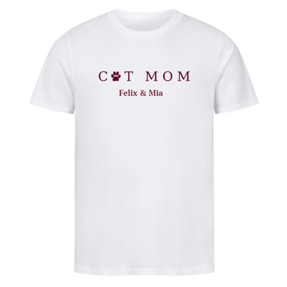 Cat Mom - Premium T-Shirt - Unisex - (personalized)